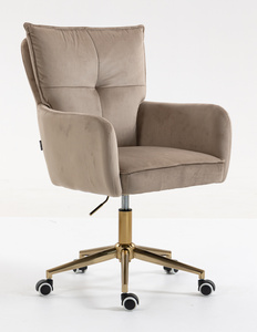 HOKER HR250K LATTE WELUR  ZŁOTA PODSTAWA