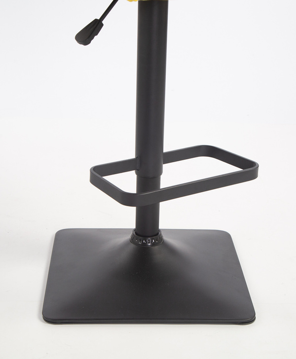 HOKER HR2055KW ŻÓŁTY WELUR CZARNA PODSTAWA