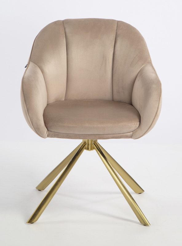 HOKER HR2055 LATTE WELUR ZŁOTY PAJĄK