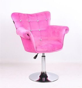 FOTEL HR804CN MALINOWY WELUR