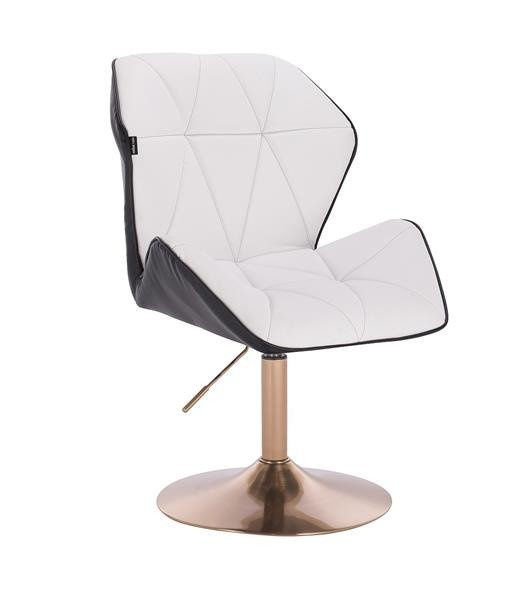 HOKER HR212 BIAŁO-CZARNY ZŁOTA PODSTAWA