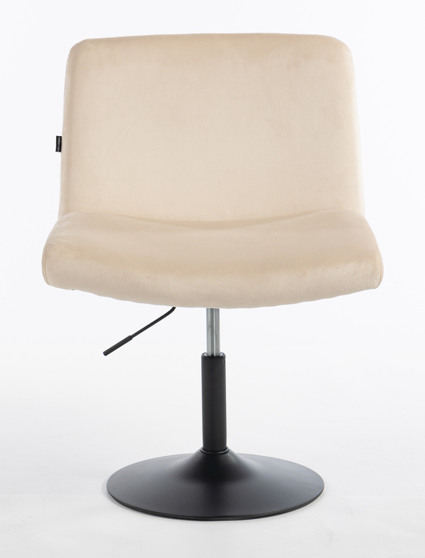 HOKER HR150N KREMOWY WELUR CZARNA PODSTAWA