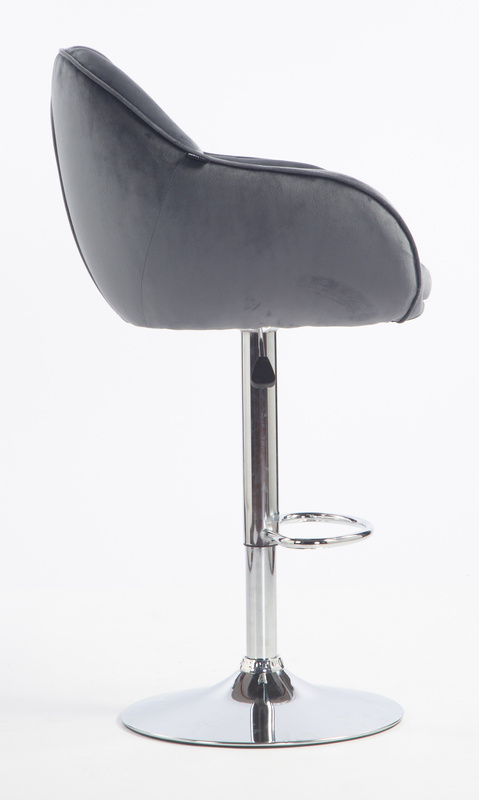 HOKER HR2055W GRAITOWY WELUR CHROMOWANA PODSTAWA