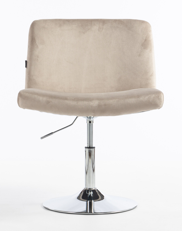 HOKER HR150N LATTE WELUR CHROMOWANA PODSTAWA