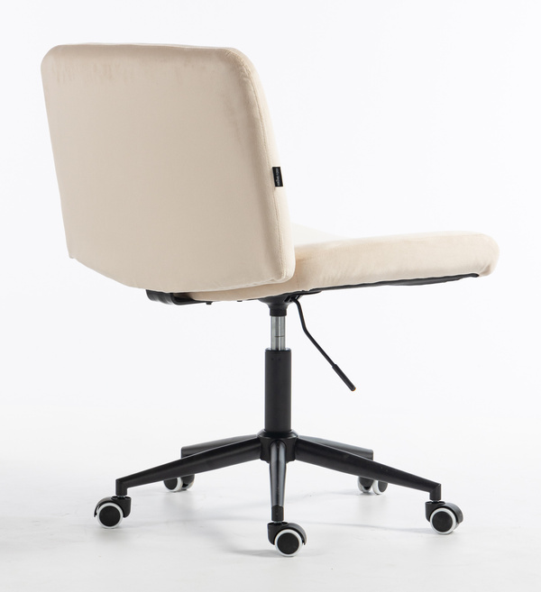 HOKER HR150K KREMOWY WELUR CZARNA PODSTAWA