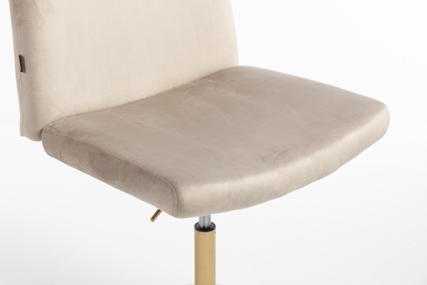 HOKER HR150N LATTE WELUR ZŁOTA PODSTAWA