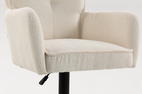 HOKER HR250W KREMOWY BARANEK CZARNA PODSTAWA