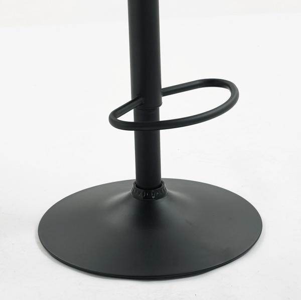 HOKER HR150W BIAŁY SZTRUKS CZARNA PODSTAWA