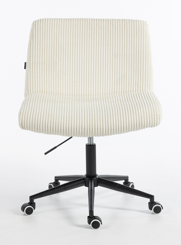 HOKER HR150K BIAŁY SZTRUKS CZARNA PODSTAWA