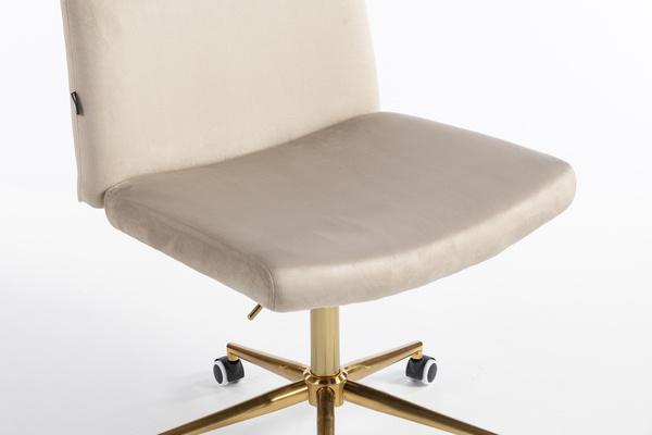 HOKER HR150K LATTE WELUR ZŁOTA PODSTAWA