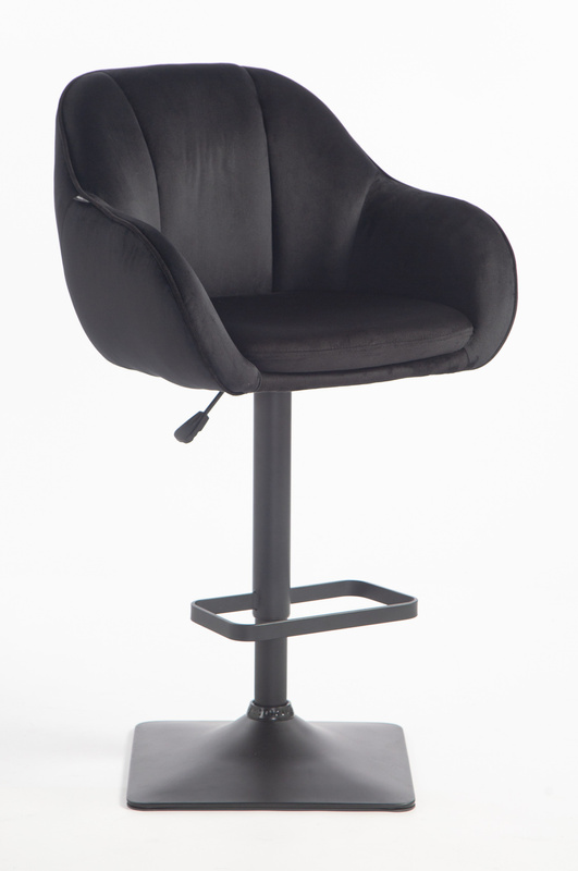 HOKER HR2055KW CZARNY WELUR CZARNA PODSTAWA