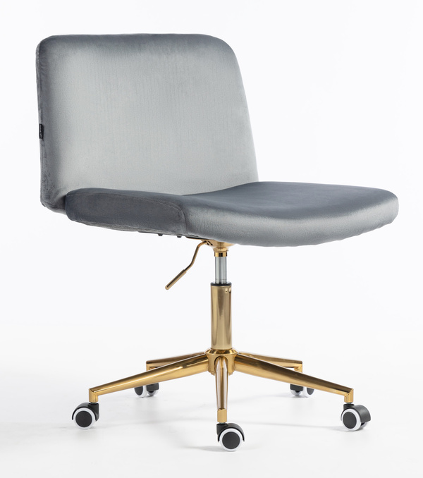 HOKER HR150K GRAFITOWY WELUR ZŁOTA PODSTAWA