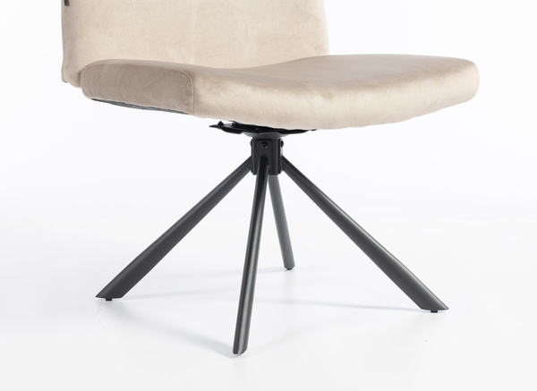 HOKER HR150 PAJĄK LATTE WELUR CZARNA PODSTAWA