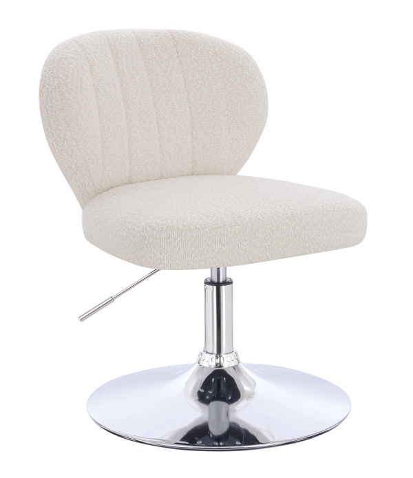 HOKER HR193N KREMOWY BARANEK CHROMOWANA PODSTAWA