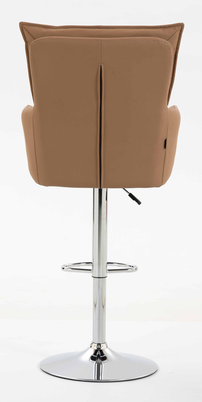 HOKER HR250W KARMELOWY EKOSKÓRA PREMIUM SOFT CHROMOWANA PODSTAWA