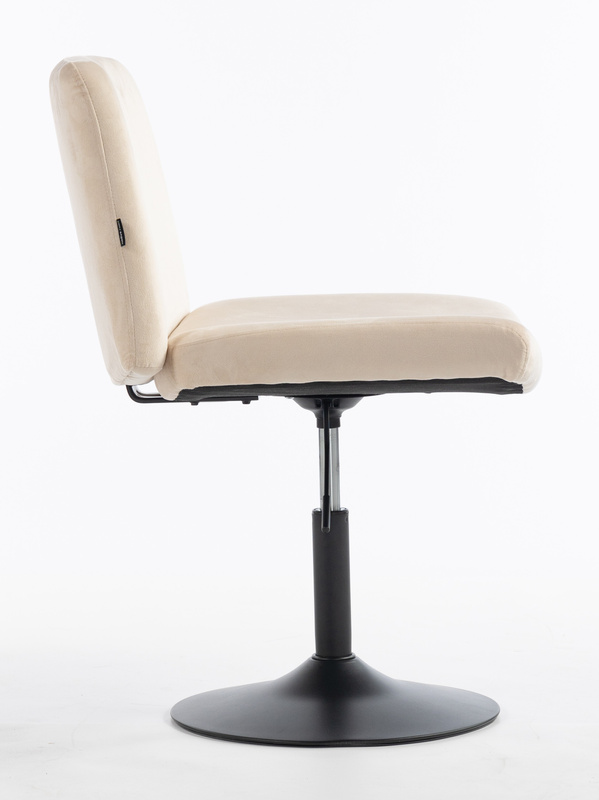 HOKER HR150N KREMOWY WELUR CZARNA PODSTAWA