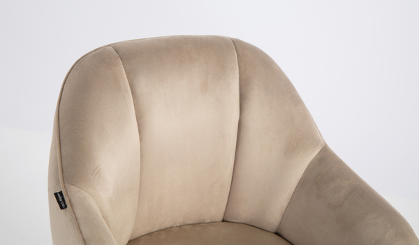 HOKER HR2055 LATTE WELUR CZARNY PAJĄK