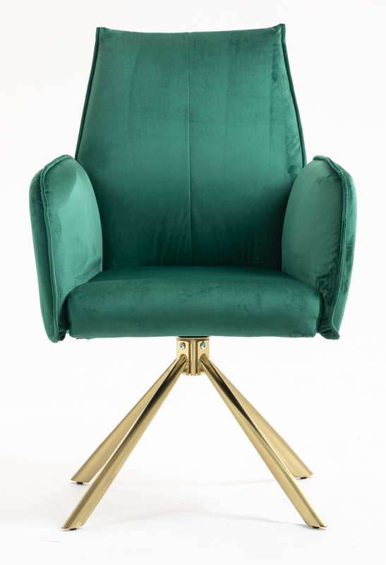 HOKER HR280 BUTELKOWA ZIELEŃ WELUR ZŁOTA PAJĄK