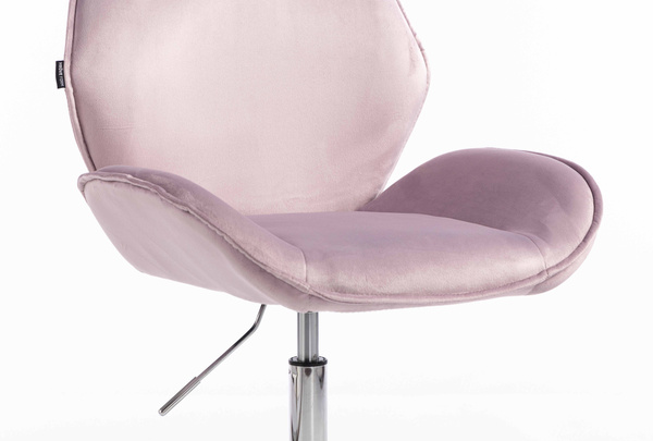 FOTEL HR350CROSS WRZOSOWY WELUR CHROMOWANA PODSTAWA