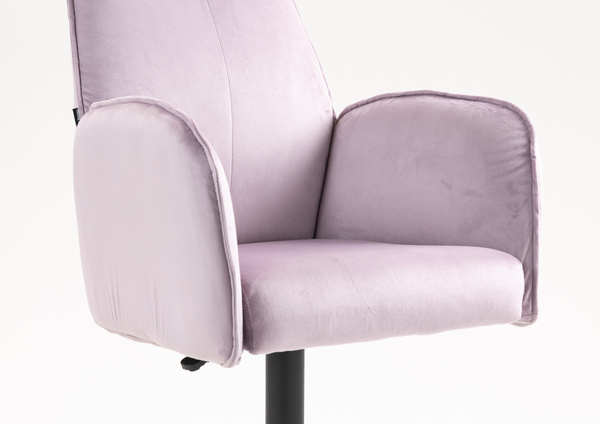 FOTEL HR280W WRZOSOWY WELUR CZARNA PODSTAWA