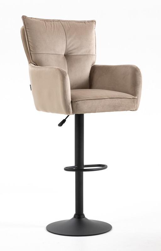 HOKER HR250W LATTE WELUR CZARNA PODSTAWA