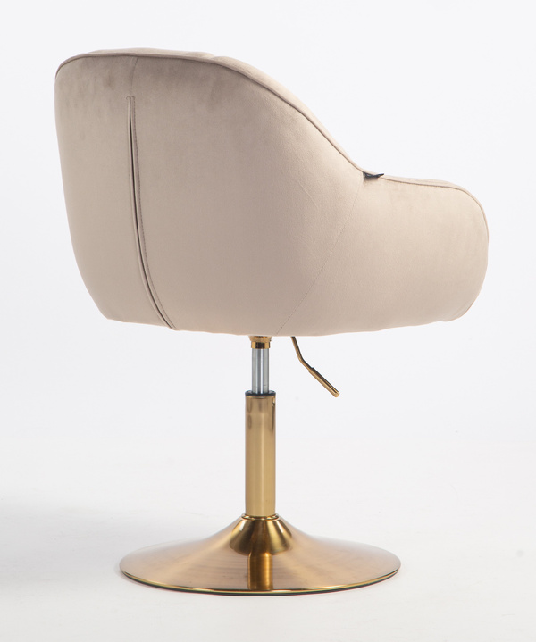 HOKER HR2055N LATTE WELUR ZŁOTA PODSTAWA