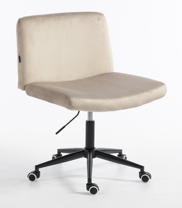 HOKER HR150K LATTE WELUR CZARNA PODSTAWA