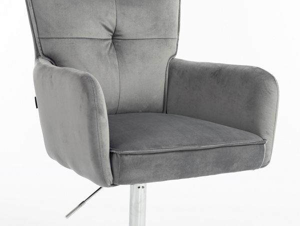 HOKER HR250K GRAFITOWY WELUR  ZŁOTA PODSTAWA