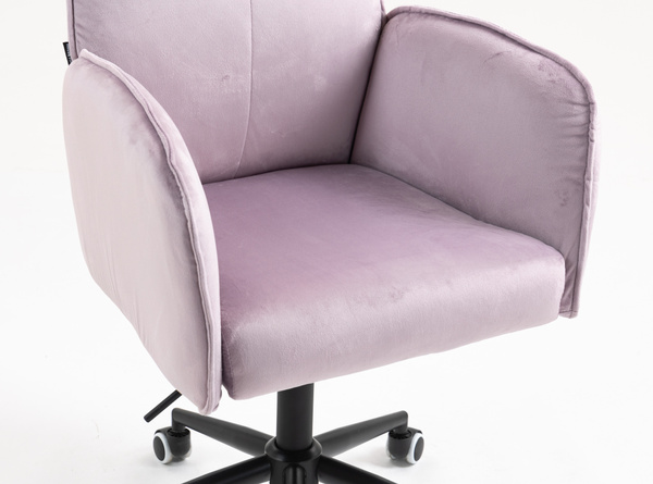 FOTEL HR280K WRZOSOWY WELUR CZARNA PODSTAWA