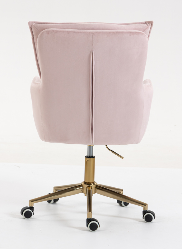 HOKER HR250K PUDROWY RÓŻ WELUR  ZŁOTA PODSTAWA