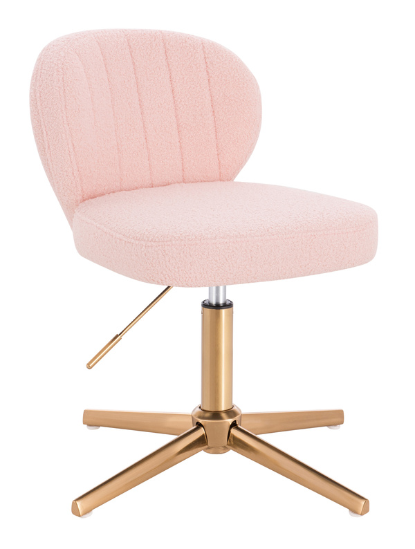 HOKER HR193CROSS PUDROWY RÓŻ BARANEK ZŁOTA PODSTAWA