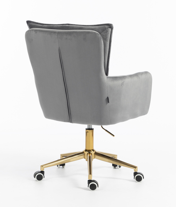 HOKER HR250K GRAFITOWY WELUR  ZŁOTA PODSTAWA