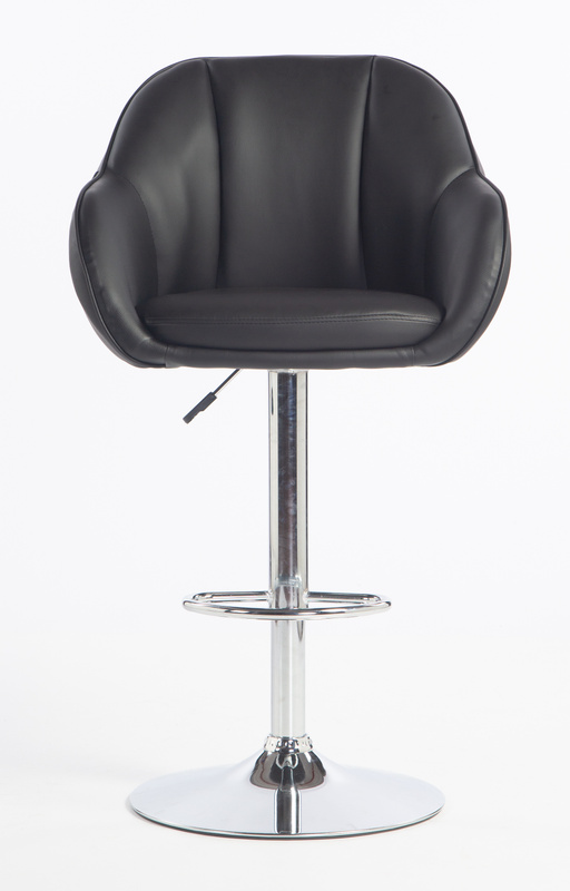 HOKER HR2055W CZARNY CHROMOWANA PODSTAWA