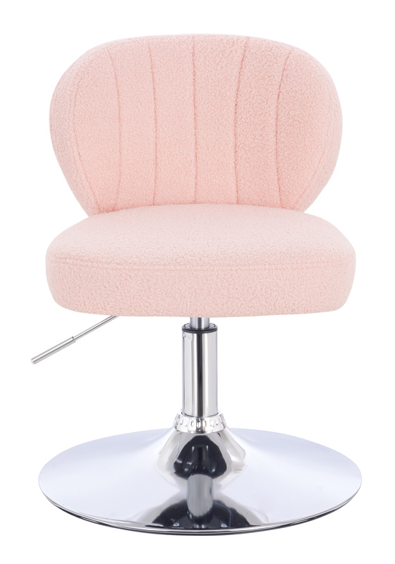 HOKER HR193N PUDROWY RÓŻ BARANEK CHROMOWANA PODSTAWA