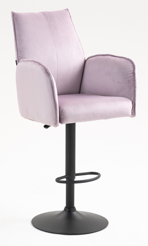 FOTEL HR280W WRZOSOWY WELUR CZARNA PODSTAWA