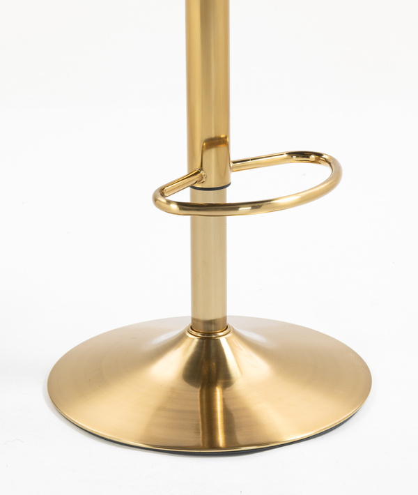 HOKER HR150W GRAFITOWY WELUR ZŁOTA PODSTAWA