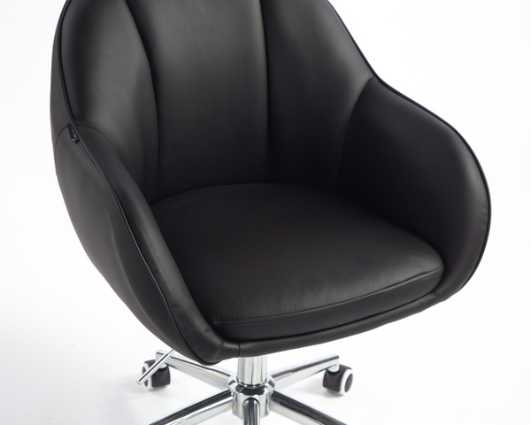 HOKER HR2055K CZARNY CHROMOWANA PODSTAWA