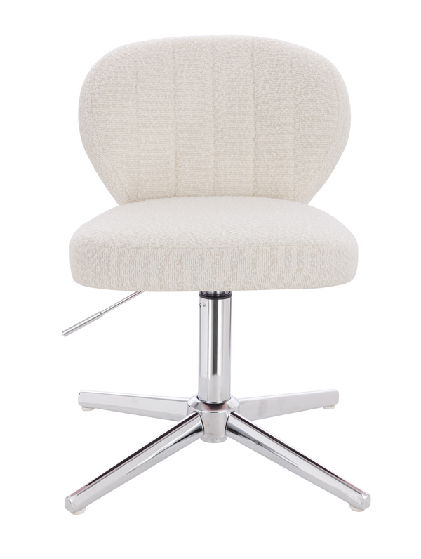 HOKER HR193CROSS KREMOWY BARANEK CHROMOWANA PODSTAWA