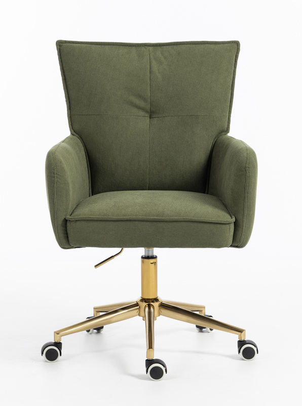 HOKER HR250K ZIELONY SZAŁWIA PREMIUM CORD SZTRUKS ZŁOTA PODSTAWA