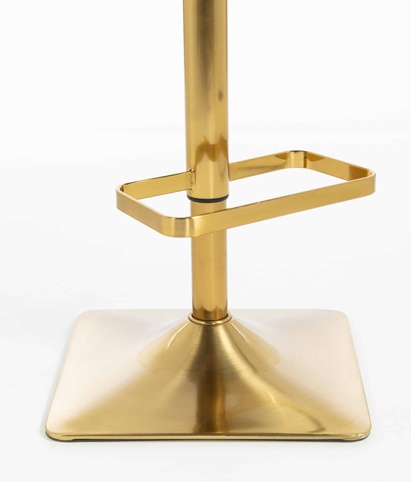 HOKER HR250KW KARMELOWY EKOSKÓRA PREMIUM SOFT ZŁOTA PODSTAWA