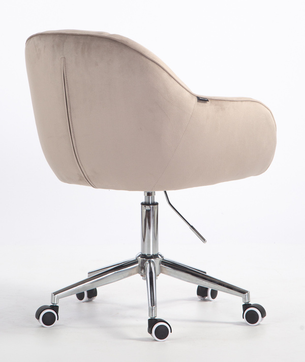 HOKER HR2055K LATTE WELUR CHROMOWANA PODSTAWA