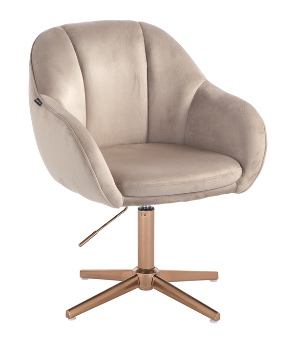 HOKER HR2055ROSS LATTE WELUR ZŁOTA PODSTAWA