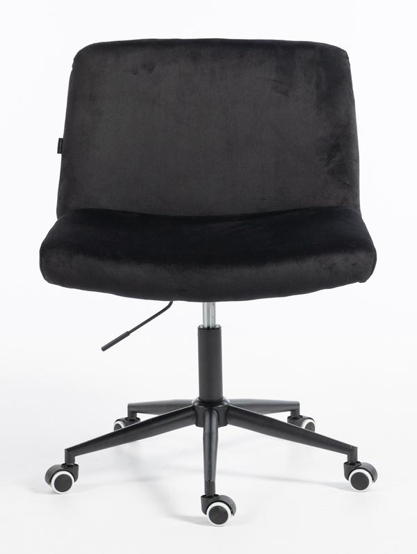 HOKER HR150K CZARNY WELUR CZARNA PODSTAWA