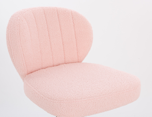 HOKER HR193N PUDROWY RÓŻ BARANEK CHROMOWANA PODSTAWA