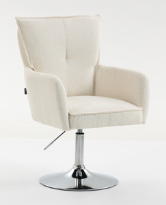 HOKER HR250N KREMOWY BARANEK CHROMOWANA PODSTAWA