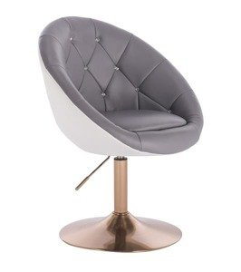 HOKER HR8516CN SZARO-BIAŁY ZŁOTA PODSTAWA