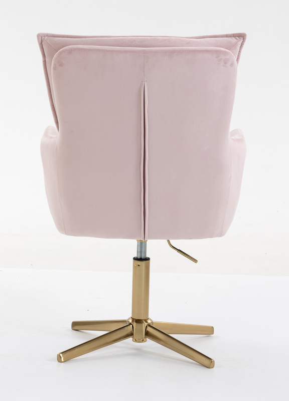 HOKER HR250CROSS PUDROWY RÓŻ WELUR  ZŁOTA PODSTAWA