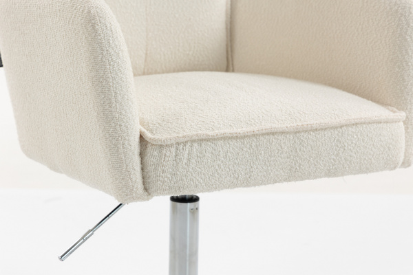 HOKER HR250N KREMOWY BARANEK CHROMOWANA PODSTAWA