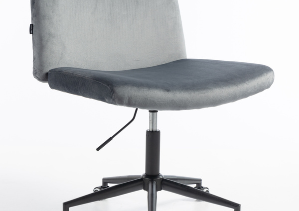 HOKER HR150K GRAFITOWY WELUR CZARNA PODSTAWA