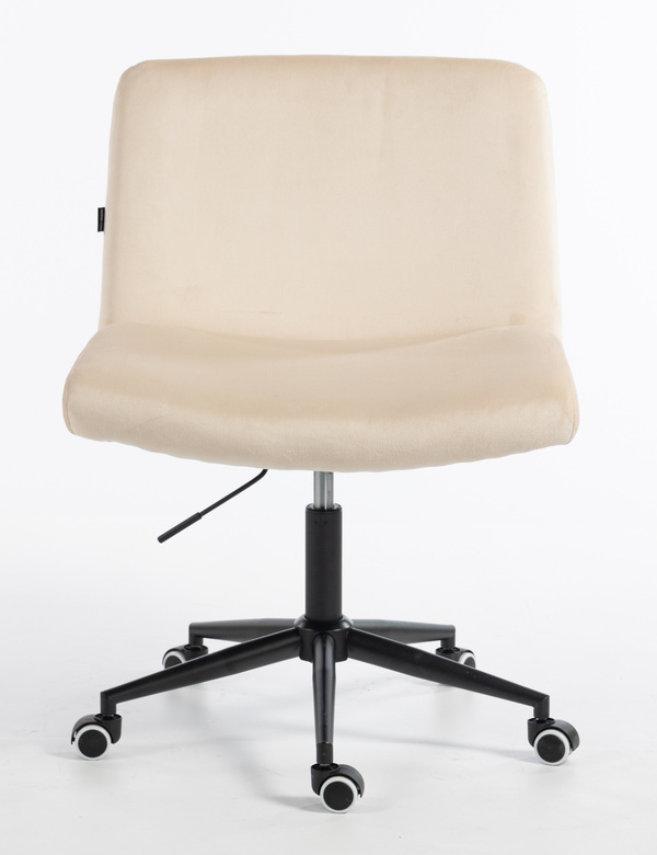 HOKER HR150K KREMOWY WELUR CZARNA PODSTAWA